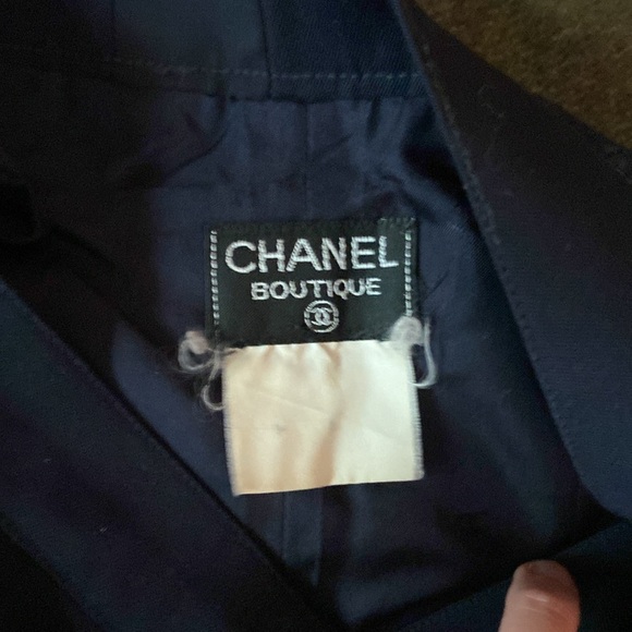 Vintage Chanel Navy Pants size 26 - Picture 6 of 6